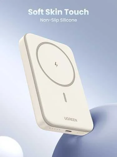 LiPo išorinis akumuliatorius (Powerbank) 10000mAh 20W bevielis QI 15W, su magnetu Magsafe PB561 UGREEN