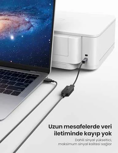 UGREEN US121 USB 2.0 prailginimo laidas Active 5m - Juodas