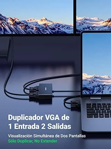 Vaizdo skirstytuvas UGREEN 40254 VGA - 2x VGA 1m