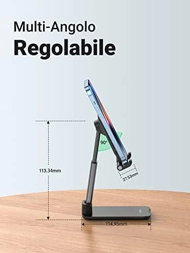 Telefono stovas Ugreen LP373 juodas