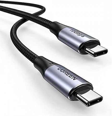 Kabelis UGREEN US355 USB-C į USB-C 3.1 Gen.2, PD, 5A, 100W, 4K, 10Gbps, 1m