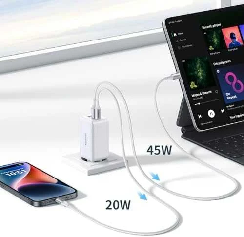 Greitasis įkroviklis Ugreen CD224 65W USB + 3 x Type-C