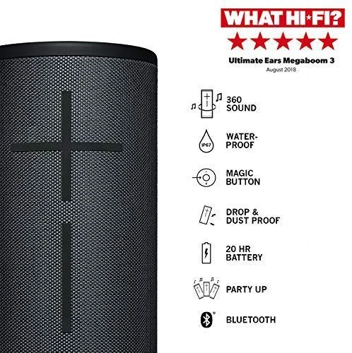 Bluetooth kolonėlė Logitech Ultimate Ears Megaboom 3, Violetinė