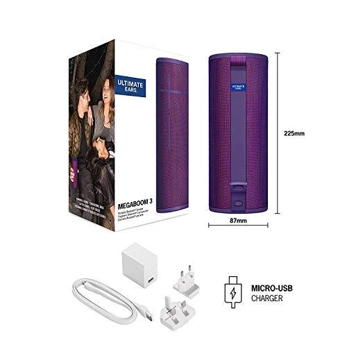 Bluetooth kolonėlė Logitech Ultimate Ears Megaboom 3, Violetinė
