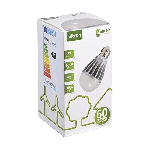 Ultron LED lemputė E27, 10W, 810lm, 3000K, šilta balta (138075)