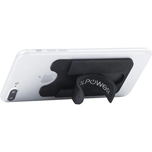 Dėklas Realpower RealPower Smartphoneständer + Smart Wallet (Kartenfach)