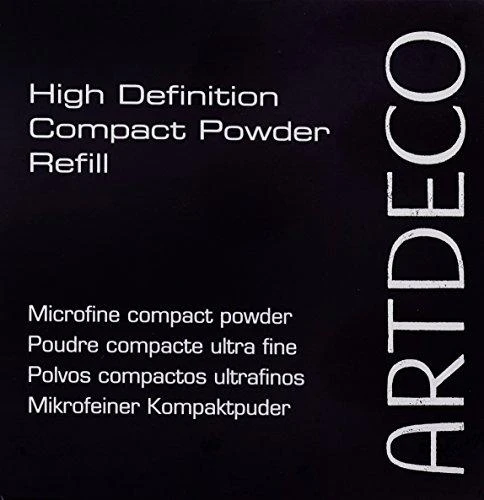 „Artdeco High Definition“ kompaktinės pudros papildymas, 6 švelni gelsvai ruda, 10 g