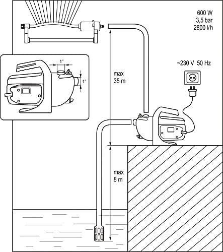 Vandens siurblys Flo 79810; 600 W