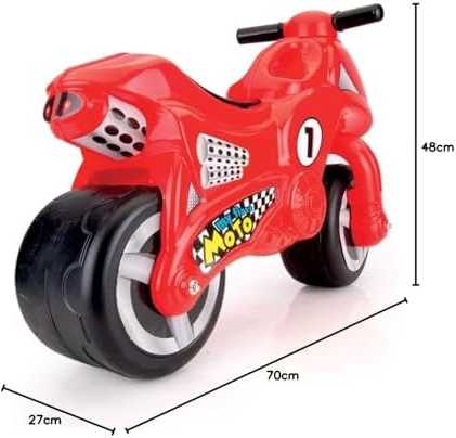 Balansinis motociklas Dolu My Firsy Moto Racer Motorbike, raudonas