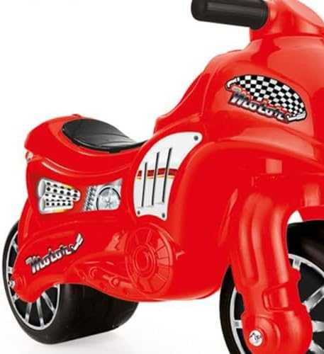 Balansinis motociklas Dolu My Firsy Moto Racer Motorbike, raudonas