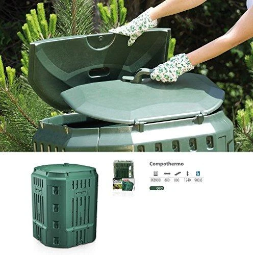 Prosperplast IKB900-G851 komposto dėžė 900L, miško žalios spalvos