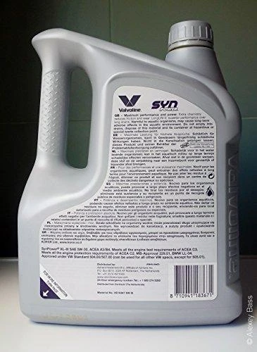 Alyva varikliui SYNPOWER XL-III C3 5W30 5L, Valvoline