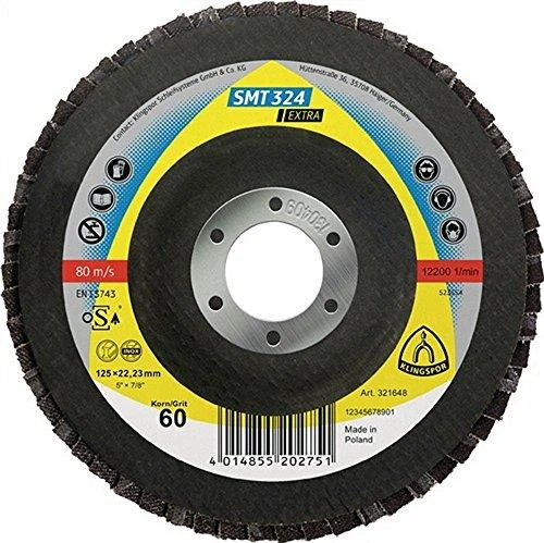 Lapelinis šlifavimo diskas KLINGSPOR SMT324 Extra 125x22,2mm P40