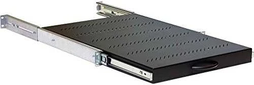 Triton RAB-UP-X19-A1, 19 colių ištraukiama lentyna, keliamoji galia iki 50 kg, 1 aukšt./650 mm, RAL 9005 juoda - RAB-UP-X19-A1