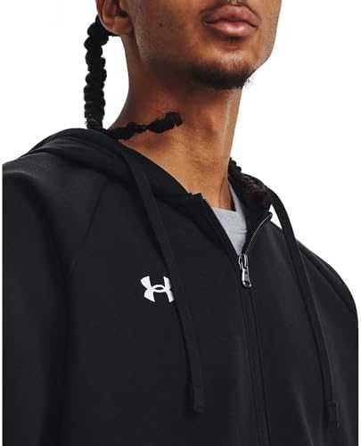 UAR Under Armour Men’s Rival Fleece FZ Hoodie juodas 1379767 001