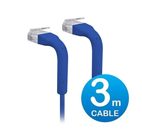 Ubiquiti U-Cable-Patch LAN Patch Cord 3m RJ45 Mėlyna, UniFi Komutacinis kabelis, Cat6