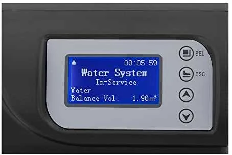 Uniprodo Vandens minkštiklis ir nukalkinimo priemonė su automatiniu vožtuvu 15 l 3,3 W LCD