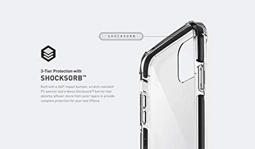 Dėklas UNIQ Combat case Apple iPhone 12 Pro Max 6.7" juodos spalvos