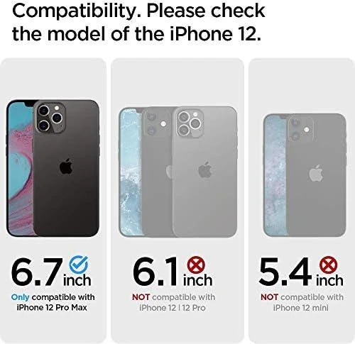 Dėklas UNIQ Combat case Apple iPhone 12 Pro Max 6.7" juodos spalvos