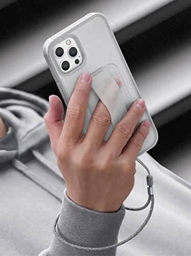 UNIQ dėklas telefonui Heldro Apple iPhone 12/12 Pro 6.1" baltos spalvos frost Antimicrobial