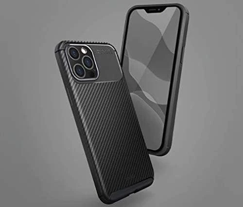UNIQ Hexa Dėklas Apple iPhone 12 Pro Max 6,7″ midnight juodos spalvos