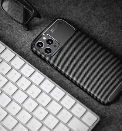 UNIQ Hexa Dėklas Apple iPhone 12 Pro Max 6,7″ midnight juodos spalvos