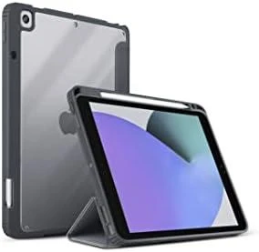 UNIQ Moven Dėklas Apple iPad 10.2″ (2021/2020/2019) charcoal pilkos spalvos