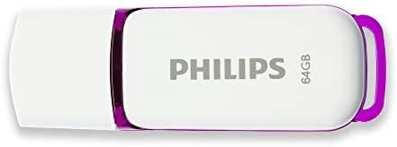 Pendrive Philips Snow Edition 64GB Violetinis (FM64FD70D/00)