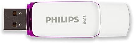 Pendrive Philips Snow Edition 64GB Violetinis (FM64FD70D/00)