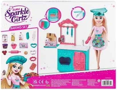 SPARKLE GIRLZ 27cm lėlė su kepimo rinkiniu, 100183