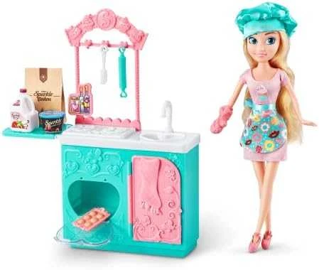 SPARKLE GIRLZ 27cm lėlė su kepimo rinkiniu, 100183