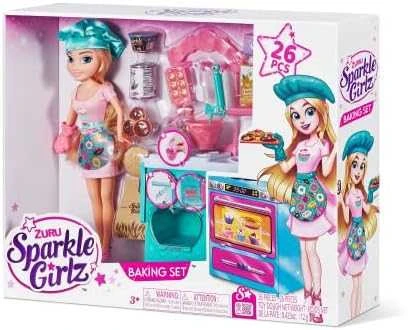 SPARKLE GIRLZ 27cm lėlė su kepimo rinkiniu, 100183