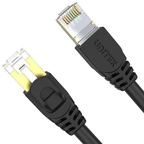 UNITEK Kat. 7 SSTP 8P8C RJ45 eterneto kabelis – 10 m C1813EBK