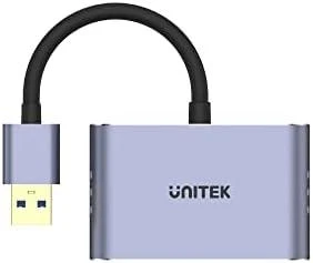 UNITEK V1304A adapteris USB-A- HDMI VGA FULL HD
