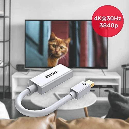 UNITEK Y-6331 Unitek Adapteris miniDisplayPort prie HDMI F, 4K, Y-6331