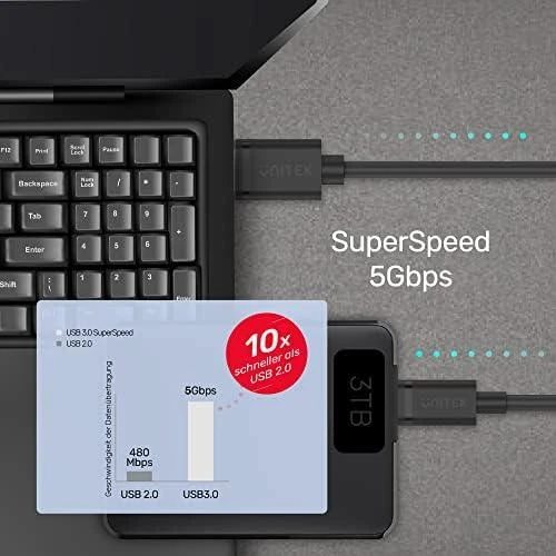 Unitek USB 3.0 - USB-C 3m juoda