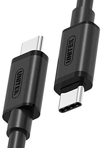 UNITEK Y-C477BK Unitek C tipo USB kabelis į C tipo USB, Y-C477BK