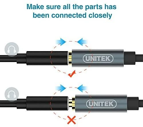 UNITEK Y-C957ABK Unitek Cable miniJack 3,5mm (F) - 2x 3,5mm (M) Y-C957ABK