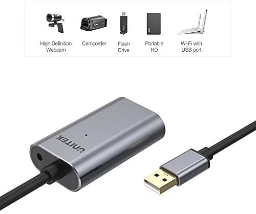 UNITEK Y-271 Unitek Cable USB 2.0 Active Extension, 5m, Alu., Y-271