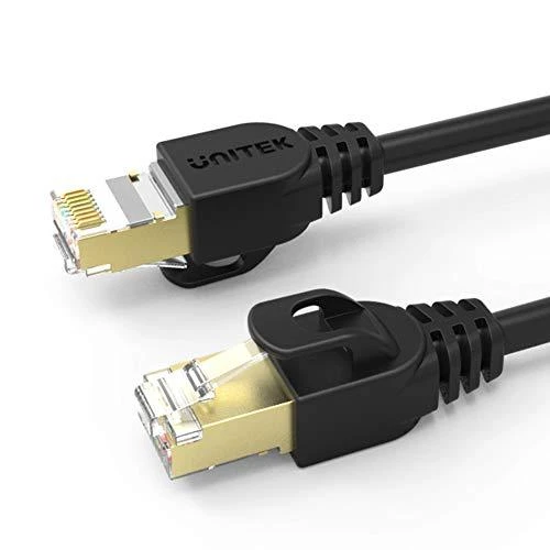 UNITEK Kat. 7 SSTP 8P8C RJ45 eterneto kabelis – 2 m C1810EBK