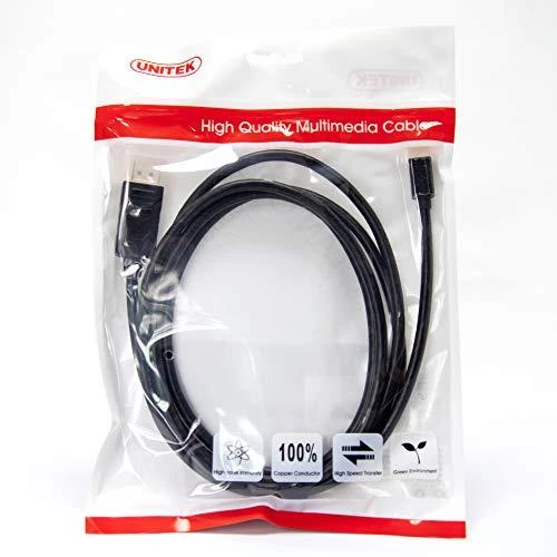 UNITEK Y-C612BK Unitek kabelis miniDisplayPort į DisplayPort M/M, 3m Y-C612BK