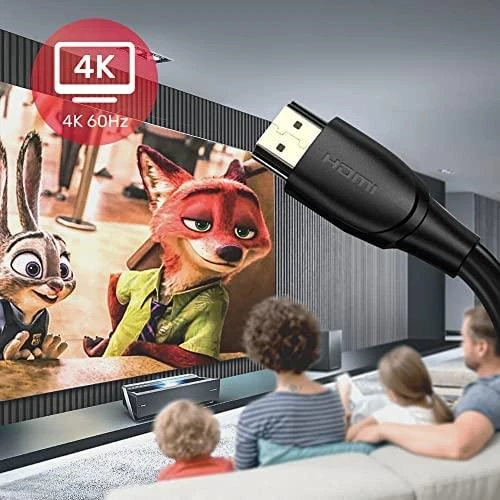 UNITEK C11041BK didelės spartos HDMI v.2.0 4K 60HZ 5M kabelis