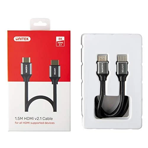 UNITEK C138w kabelis HDMI 2.1 8K 4K120Hz UHD 2m