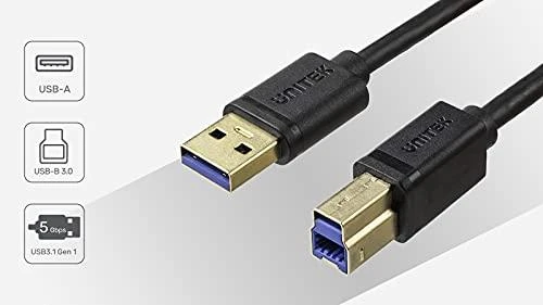 UNITEK C14095BK-2M USB kabelis USB 2.0 SPAUSDINtuvas M/M 2M USB 3.0 5Gbps