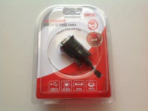 UNITEK Y-108 Unitek konverteris USB 2.0. į serijinį (DB9M), Y-108
