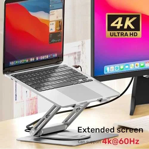 Unitek nešiojamojo kompiuterio stovas su 4K monitoriaus jungtimi