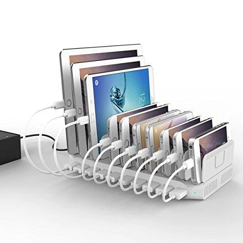 "UNITEK Y-2172 Unitek Docking Station 10x USB 2,4A, 96W Y-2172"
