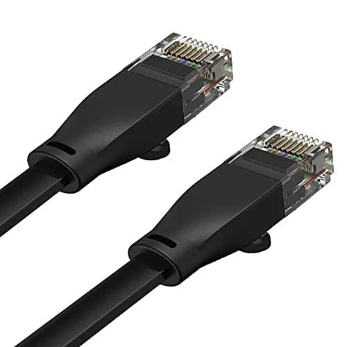 UNITEK C1814GBK Ethernet kabeliai FLAT UTP Ethernet Cat.6 15m