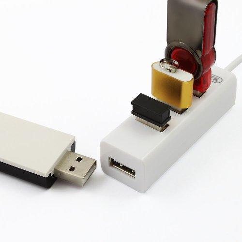 UNITEK Y-2146 Hub 4x USB 2.0. mini baltas Y-2146