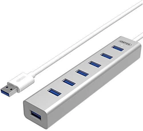 UNITEK Y-3090 Unitek Hub 7x USB 3.0, BC 1.2, Alu., Y-3090